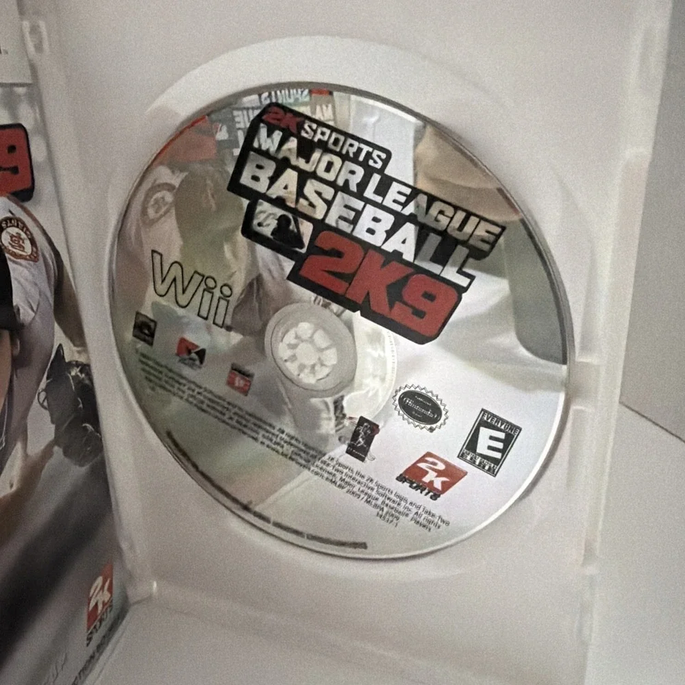 Major League Baseball 2K9 Nintendo Wii MLB 2K9 Complete CIB Tim Lincecum Cover